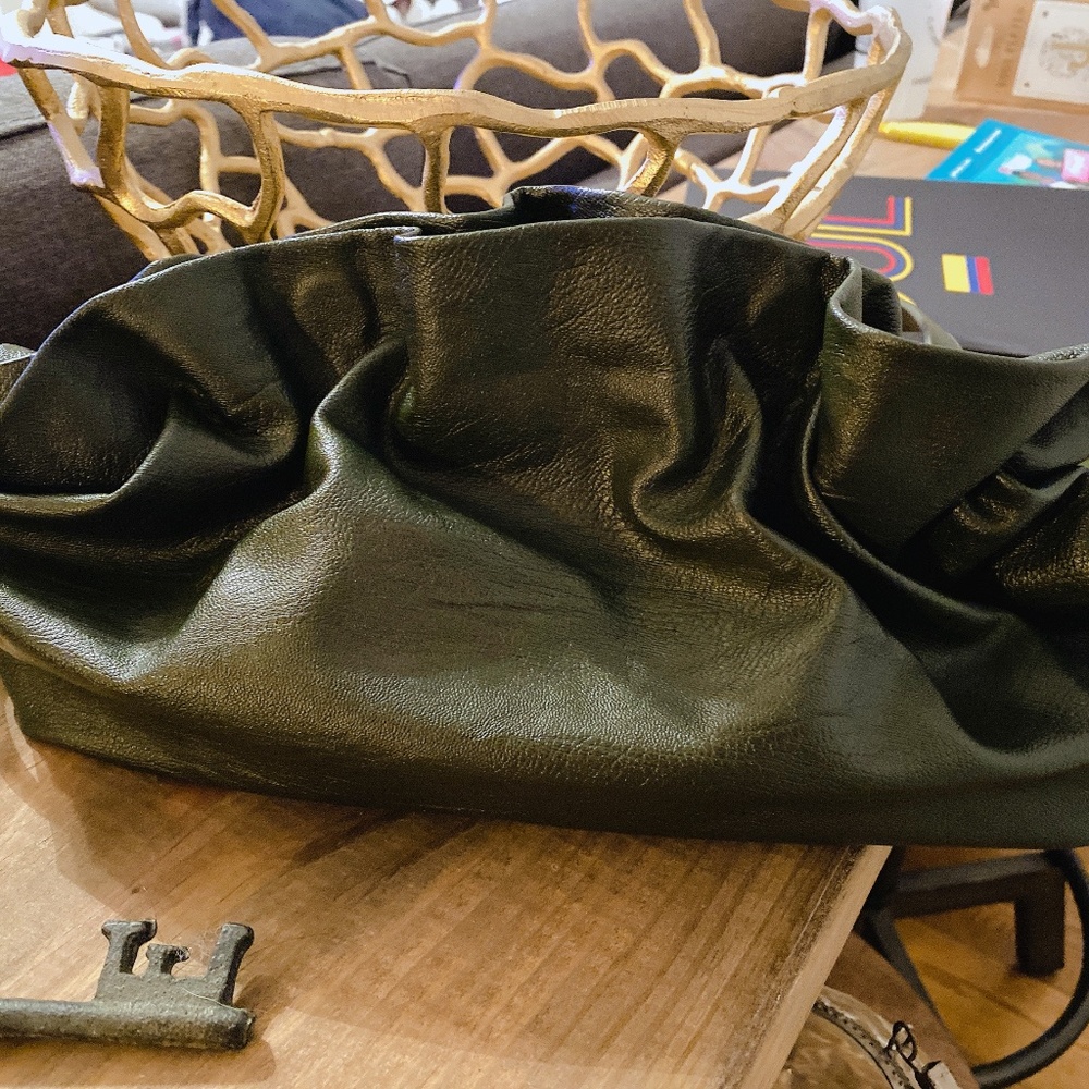 Anthropologie Jory Ruffled Clutch